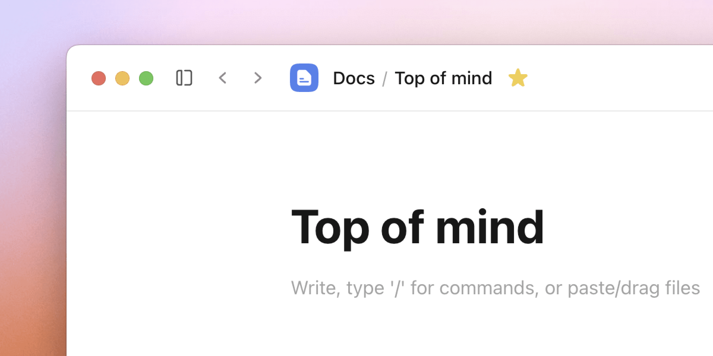 Feature image for Favorite docs