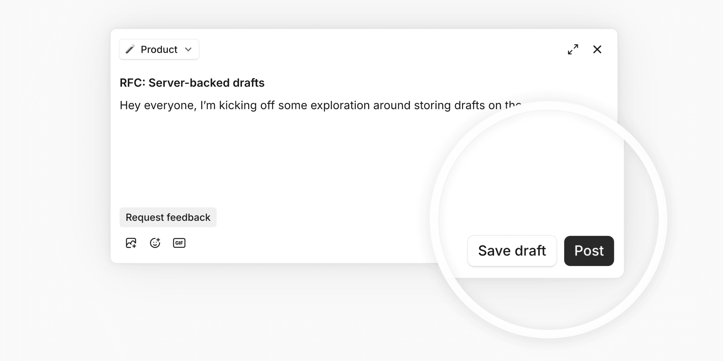 Feature image for Post drafts