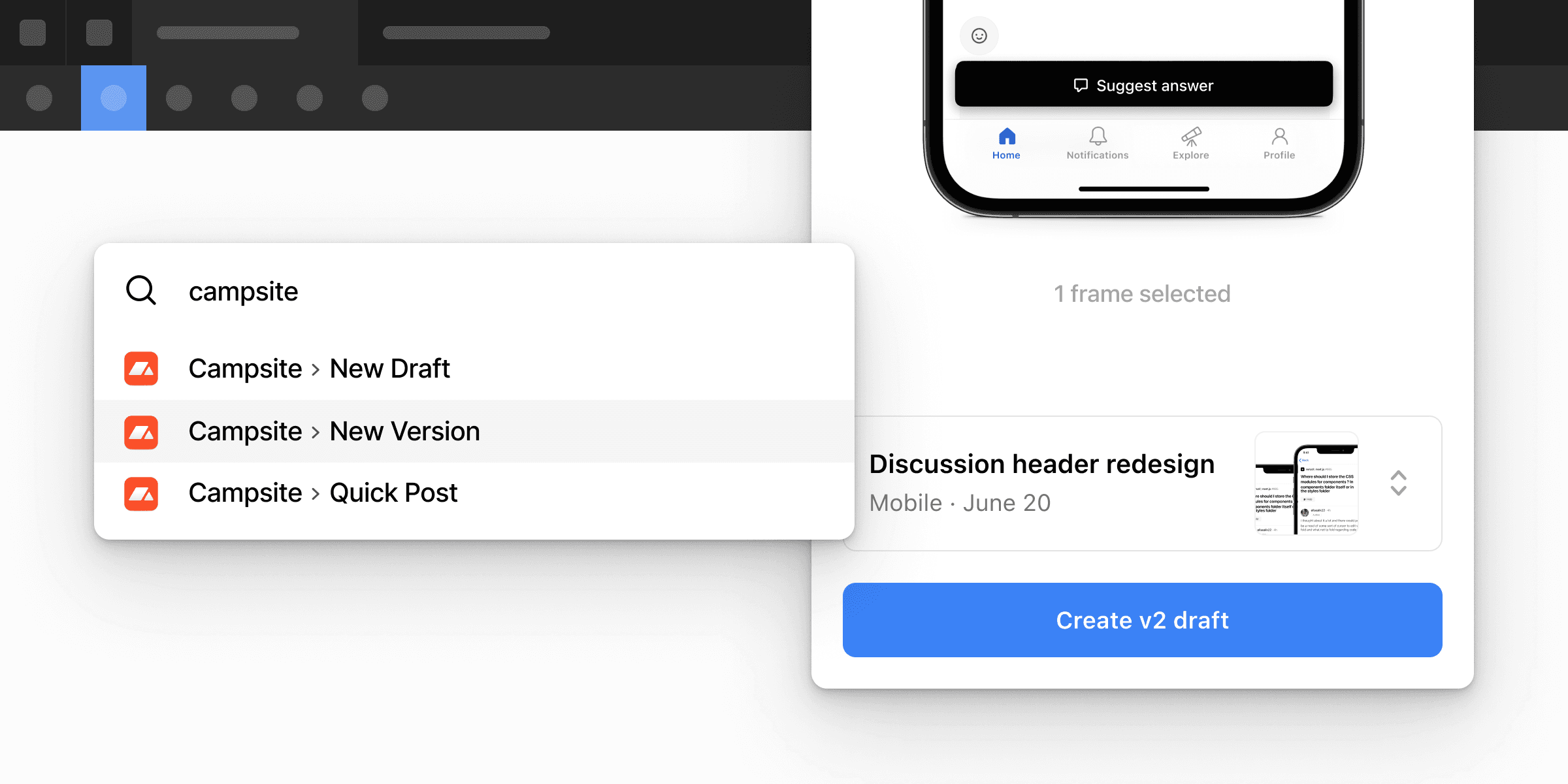 Feature image for Create post versions from Figma