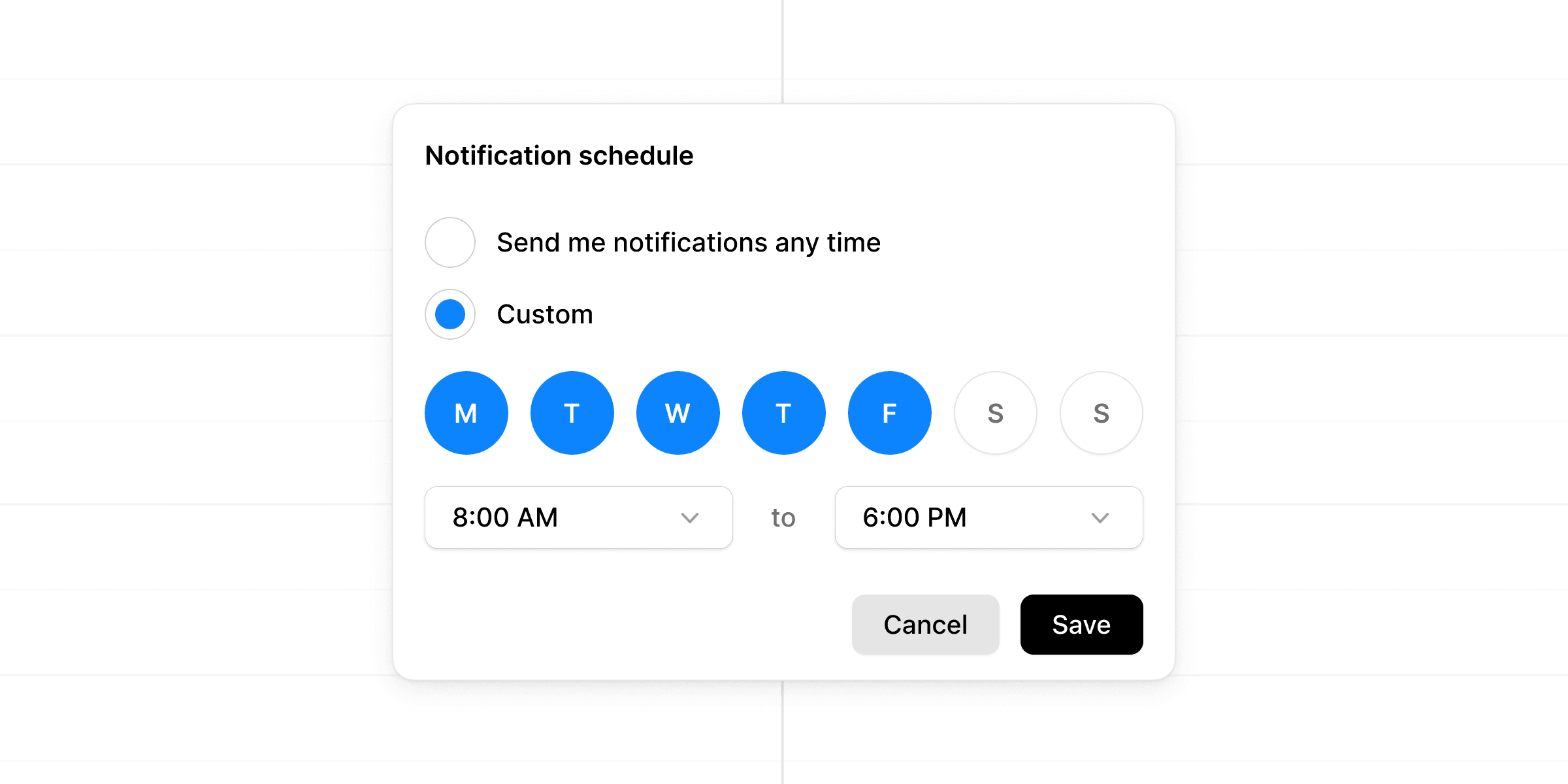 Feature image for Notification schedules